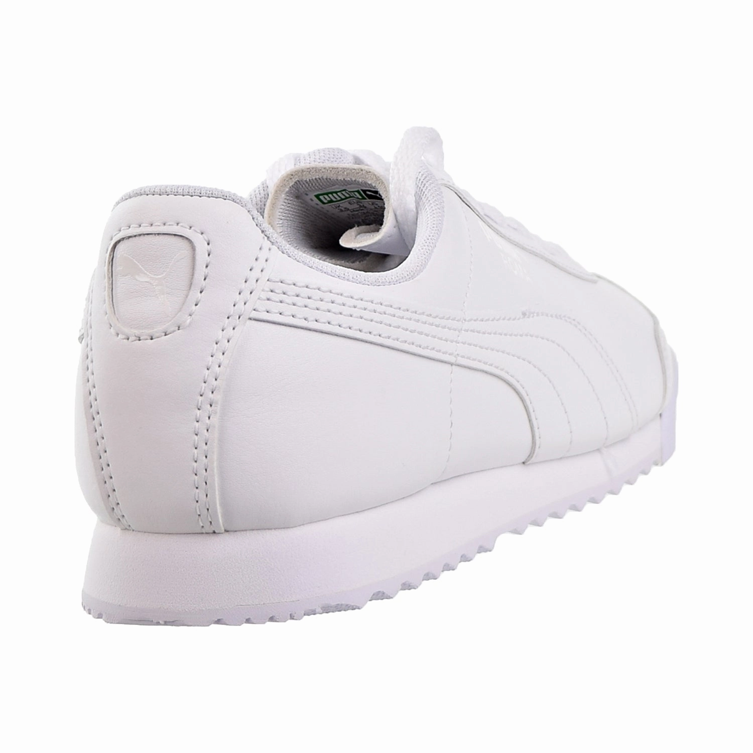Puma Roma Basic JR Big Kids Shoes White/Light Gray Puma Jurassic World Shoes