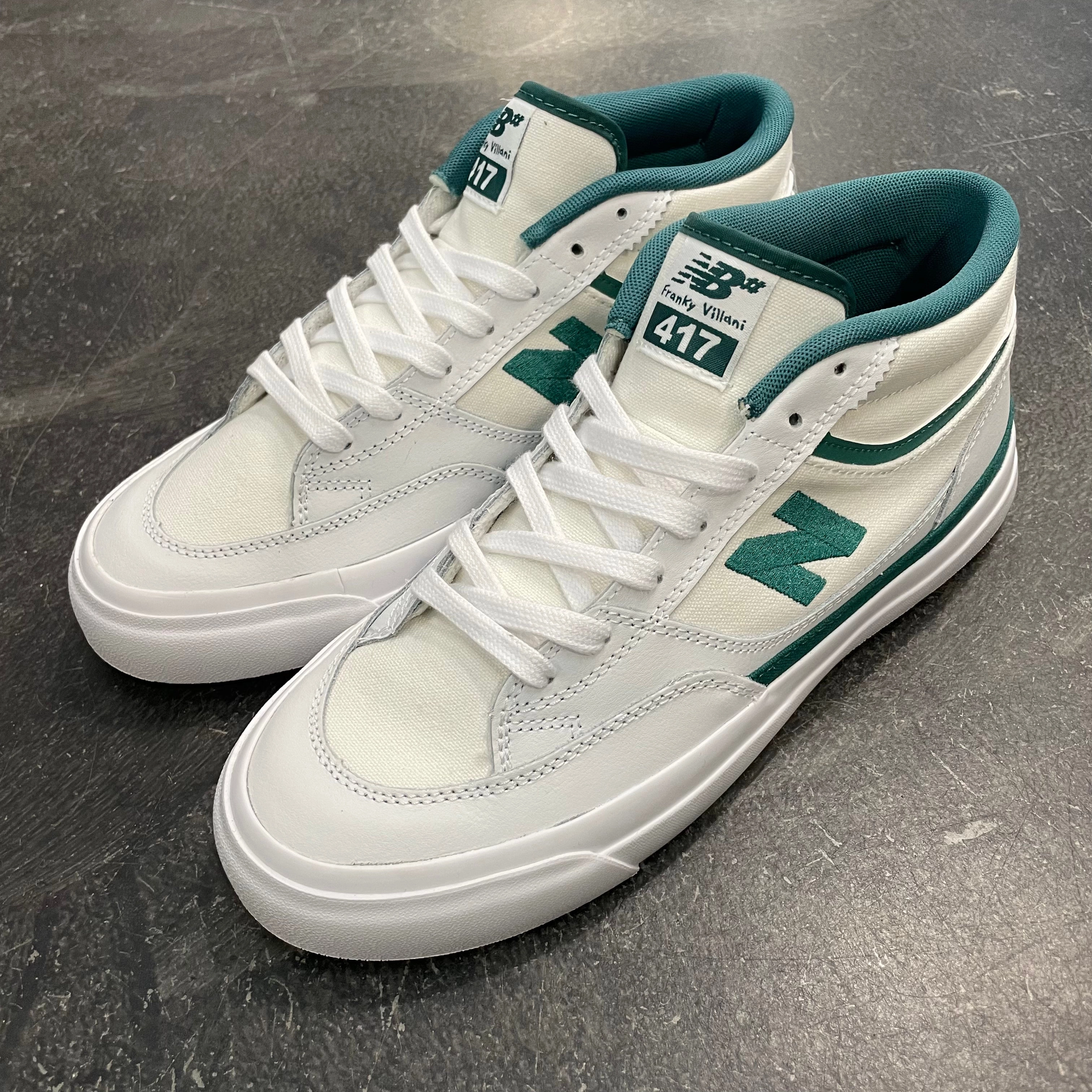 New Balance Numeric 417 Franky Villani White/Green SALE New Balance 2002r White Sea Salt