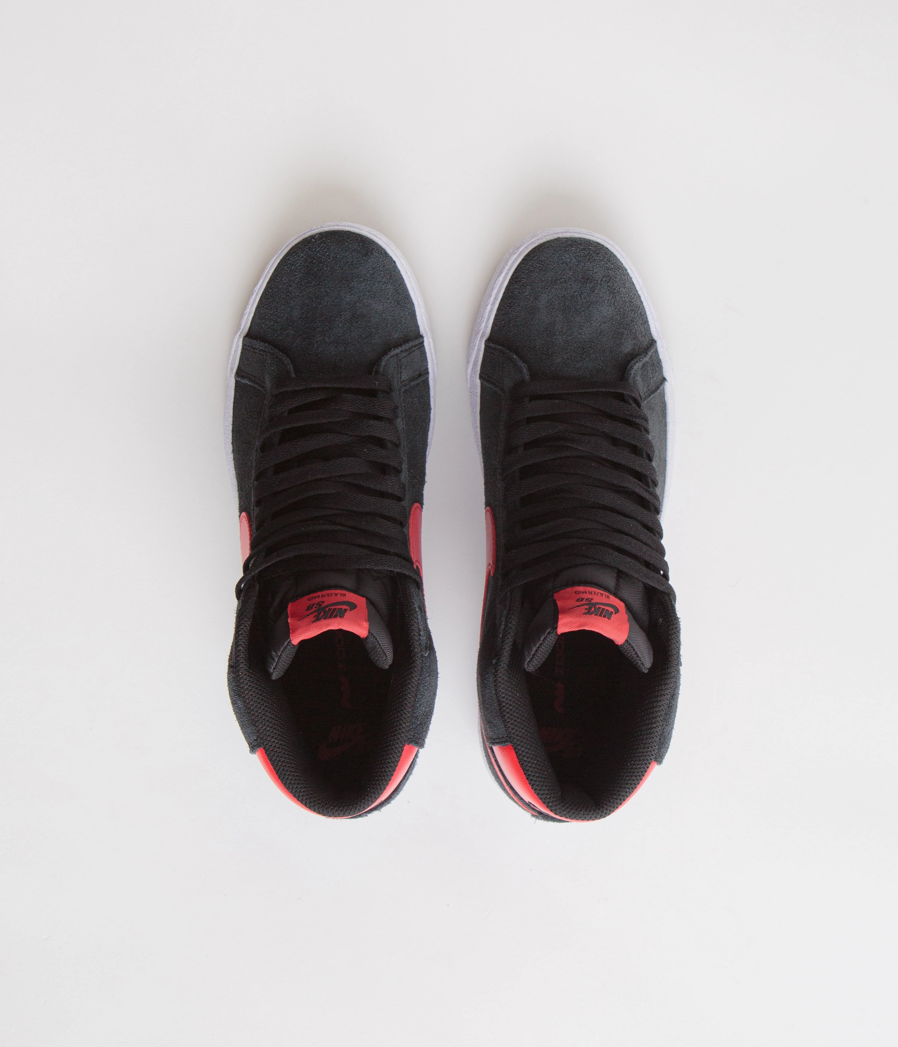 Tiger Asics Wrestling Shoes Nike SB Blazer Mid Shoes - Black / University Red - Black - White