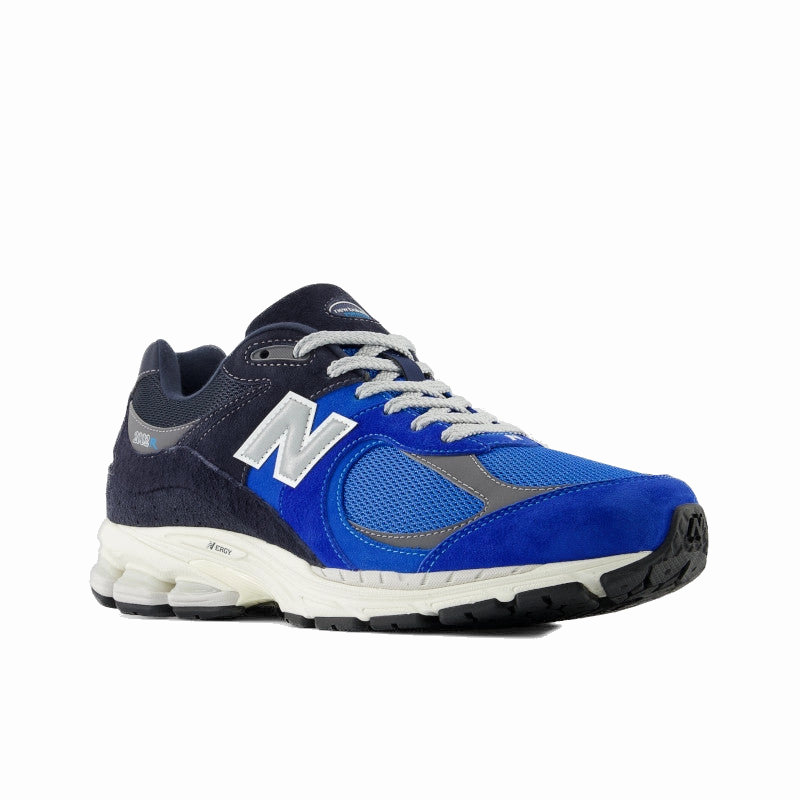 New Balance Men's 2002r Shoes - Blue Oasis / Eclipse / Shadow Grey Men's New Balance Black And White