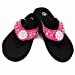 Gap Jelly Flip Flops Premium Western Rhinestone Sunflower Blingbling Hot Pink Flip Flop S062