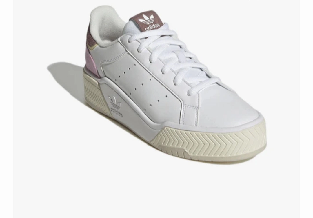Adidas Women COURT TOURINO BOLD W Ftfwht/Bilil/Wonoxi Original GX1850 Shoes Adidas Laceless Shoes