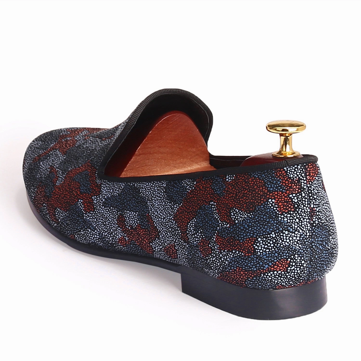 Waterproof Mountain Bike Shoes For Flat Pedals Printing Camouflage Pearl Style Men Flat Loafers Shoes