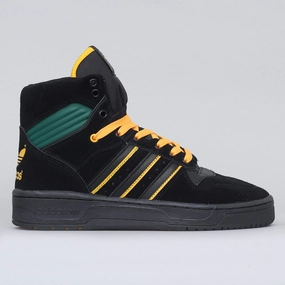 Adidas Forum Bonega Low Shoes adidas Rivalry Hi OG X Na-Kel Shoes Core Black / Collegiate Gold / Collegiate Green