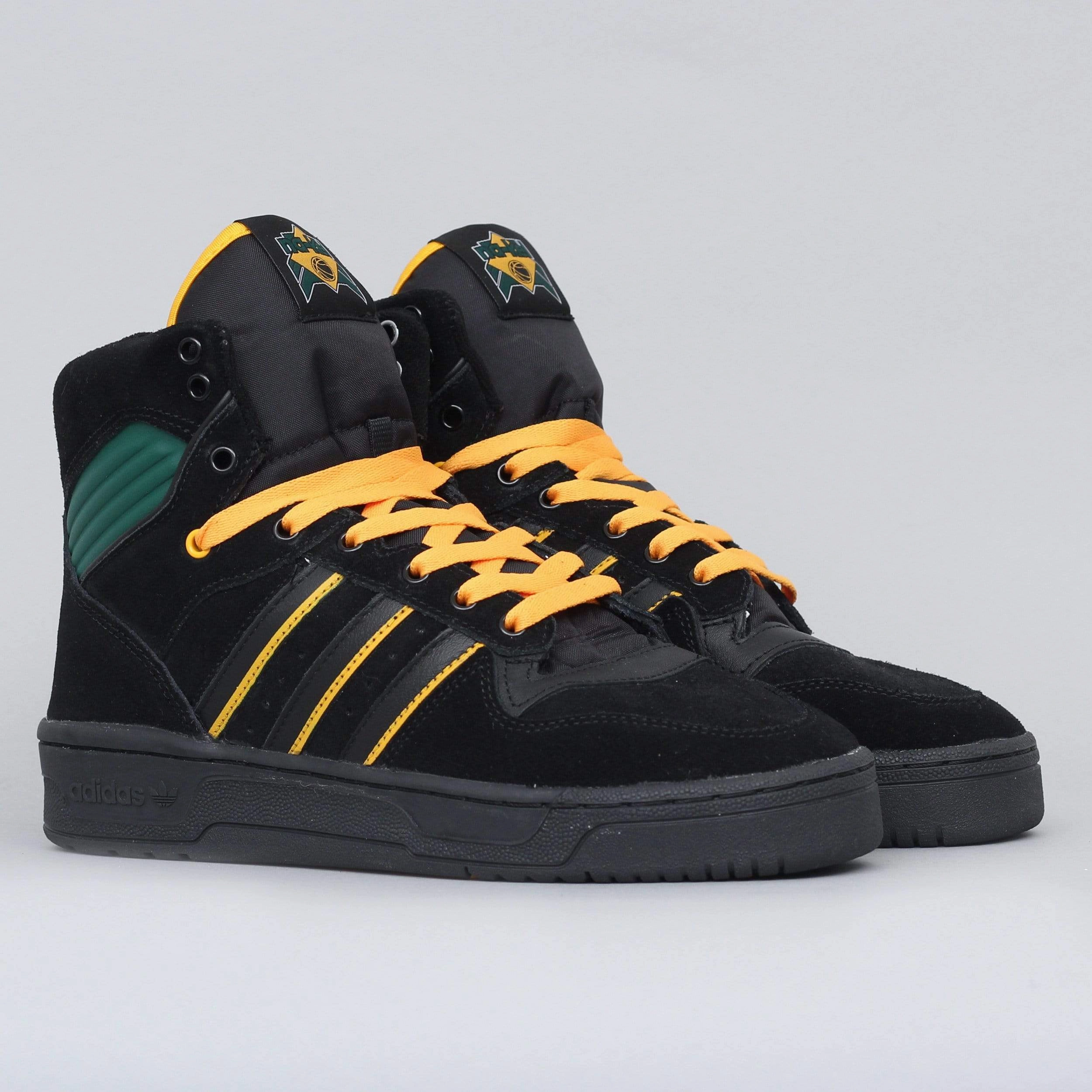 Adidas Shoes Japanese adidas Rivalry Hi OG X Na-Kel Shoes Core Black / Collegiate Gold / Collegiate Green