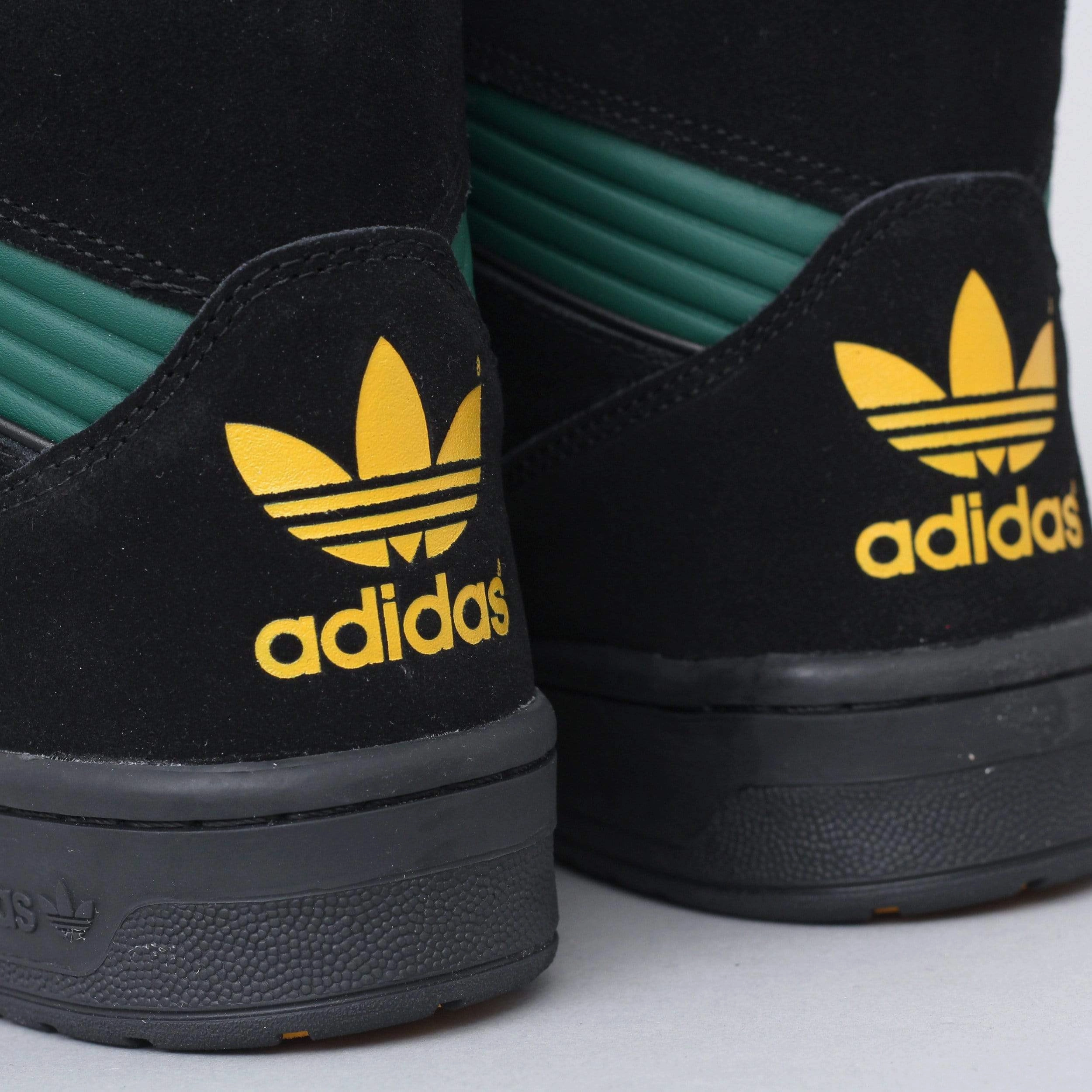 Adidas Originals Gazelle Casual Shoes adidas Rivalry Hi OG X Na-Kel Shoes Core Black / Collegiate Gold / Collegiate Green