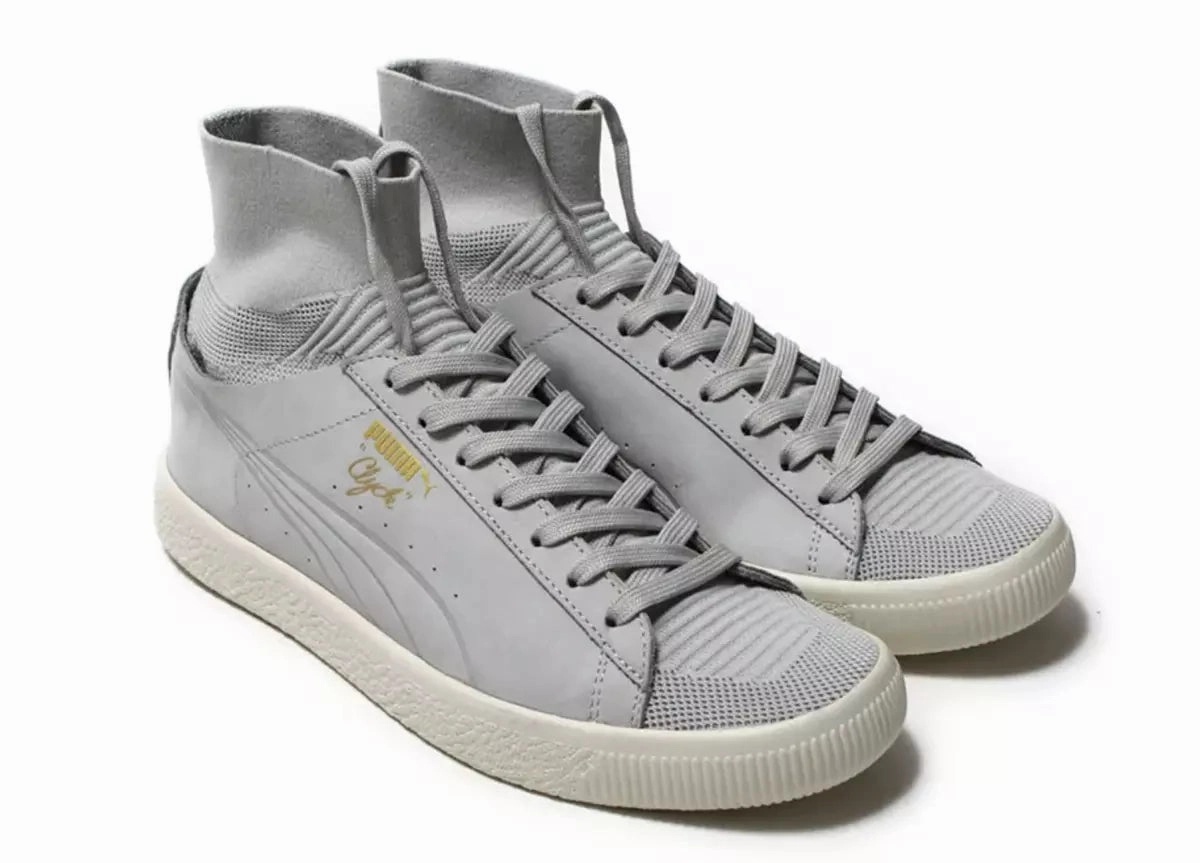 Asics Gel Upcourt 4 Volleyball Shoes Puma - Clyde Sock Select