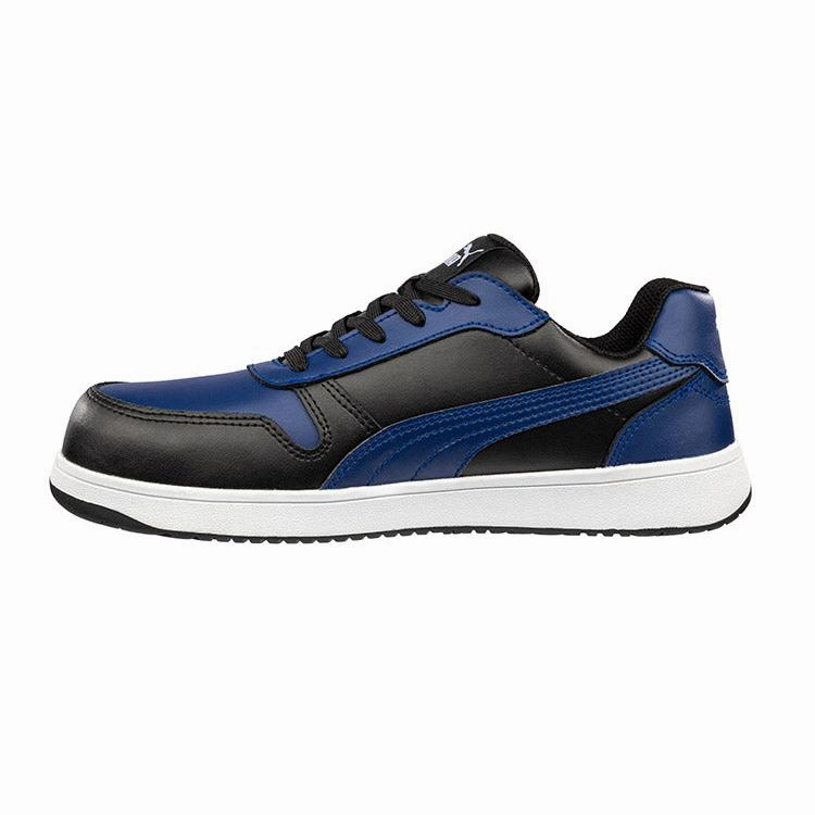 Puma Blue/Black Frontcourt Low Fibreglass Toe Cap Lace Up Safety Shoe (640277) (Pre Order) Asics Clay Shoes