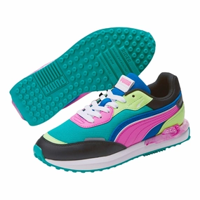 Puma City Rider Marble Women's Green Asics Shoes Nimbus
