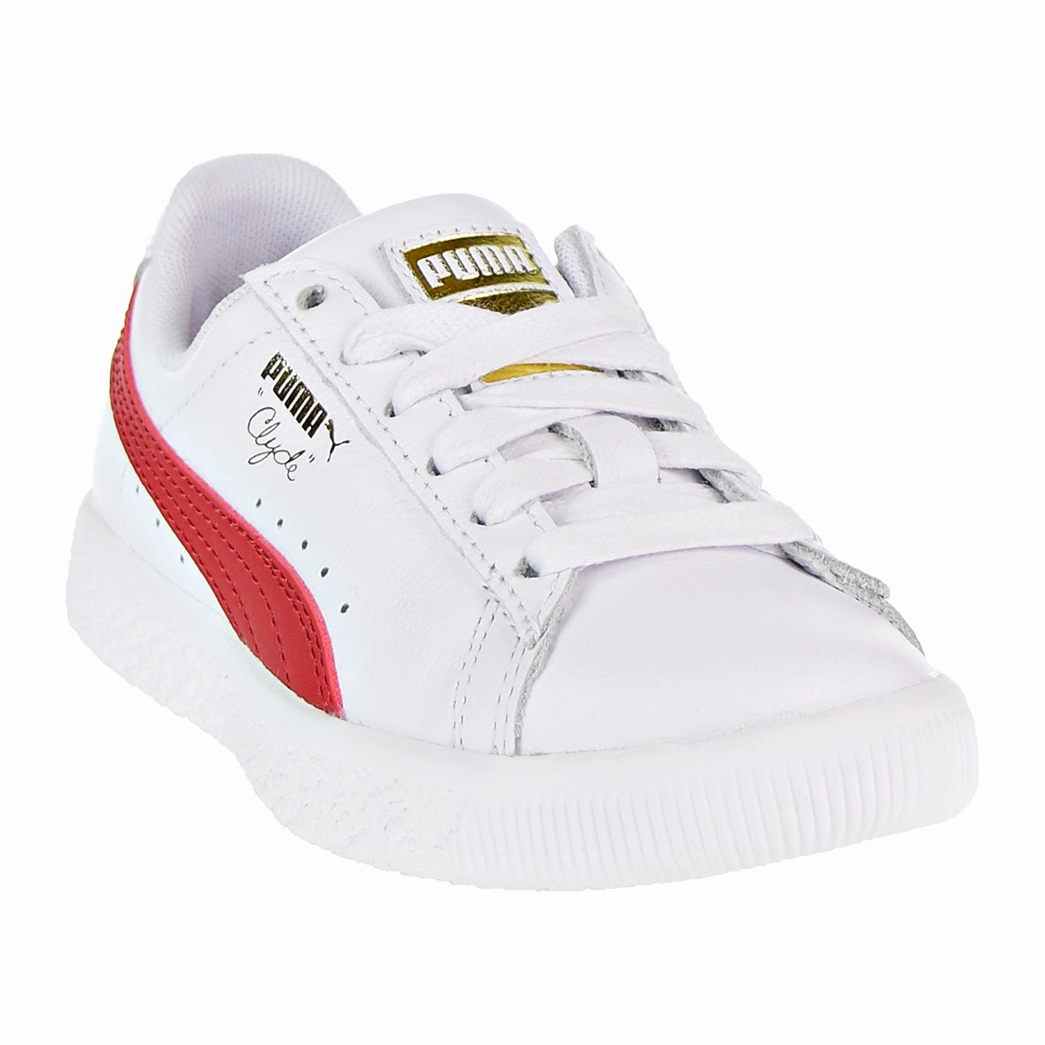 Asics Gel Venture 7 Shoes Puma Clyde Core L Foil Little Kid's Shoes White/Cherry