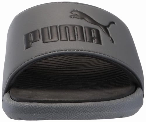 PUMA Cool Cat Sandal Slides Sandal Slides, Cool Dark Gray Black, 3 US Unisex Little Kid Asics Wrestling Shoes Dan Gable Ultimate