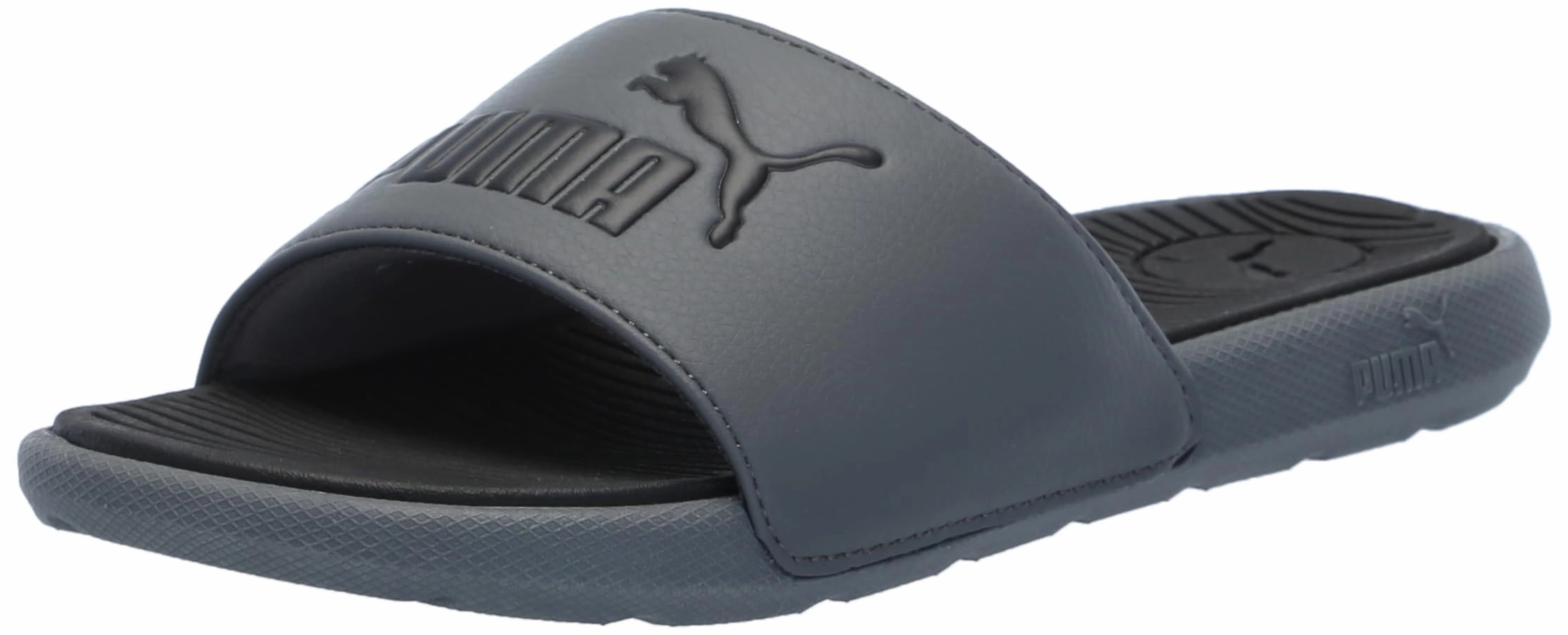 Asics Shoes Walking PUMA Cool Cat Sandal Slides Sandal Slides, Cool Dark Gray Black, 3 US Unisex Little Kid