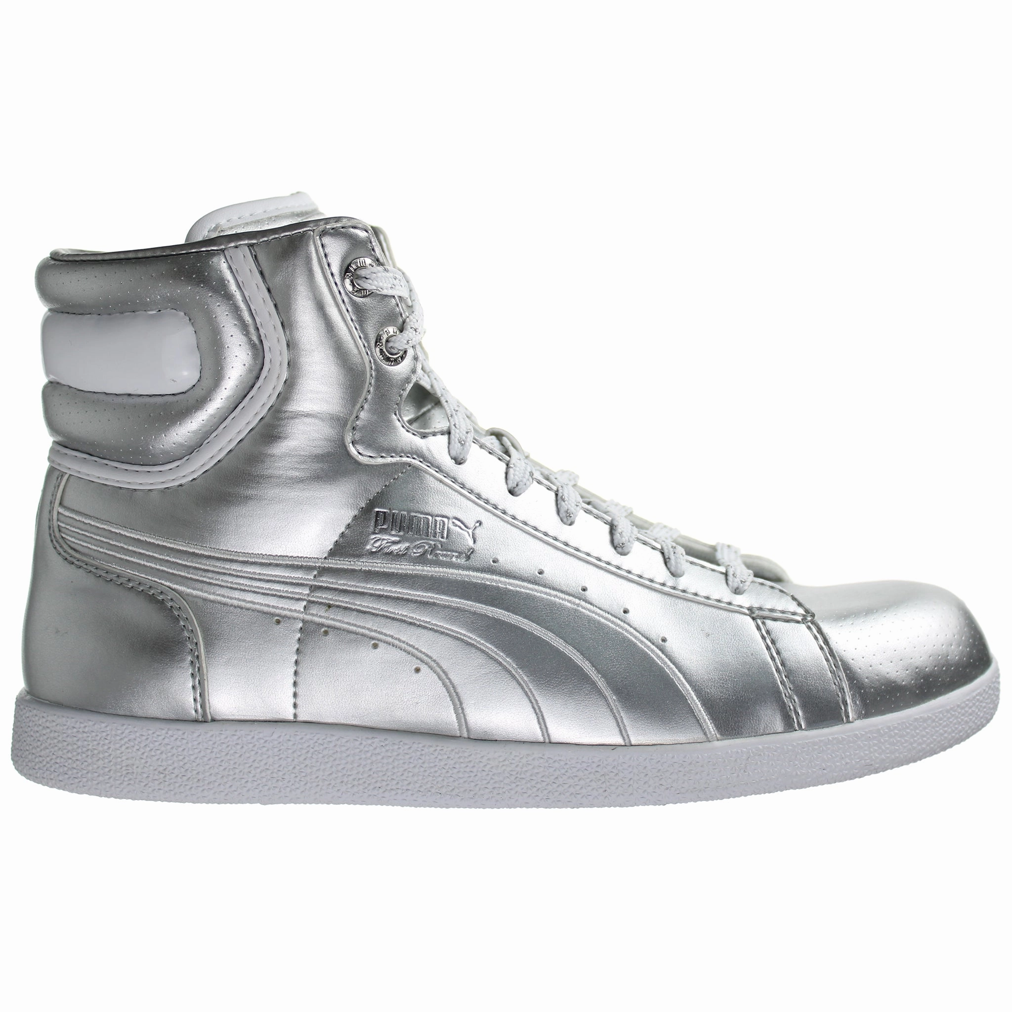 Puma Shoes Australia Sale Puma First Round Womens Silver Trainers
