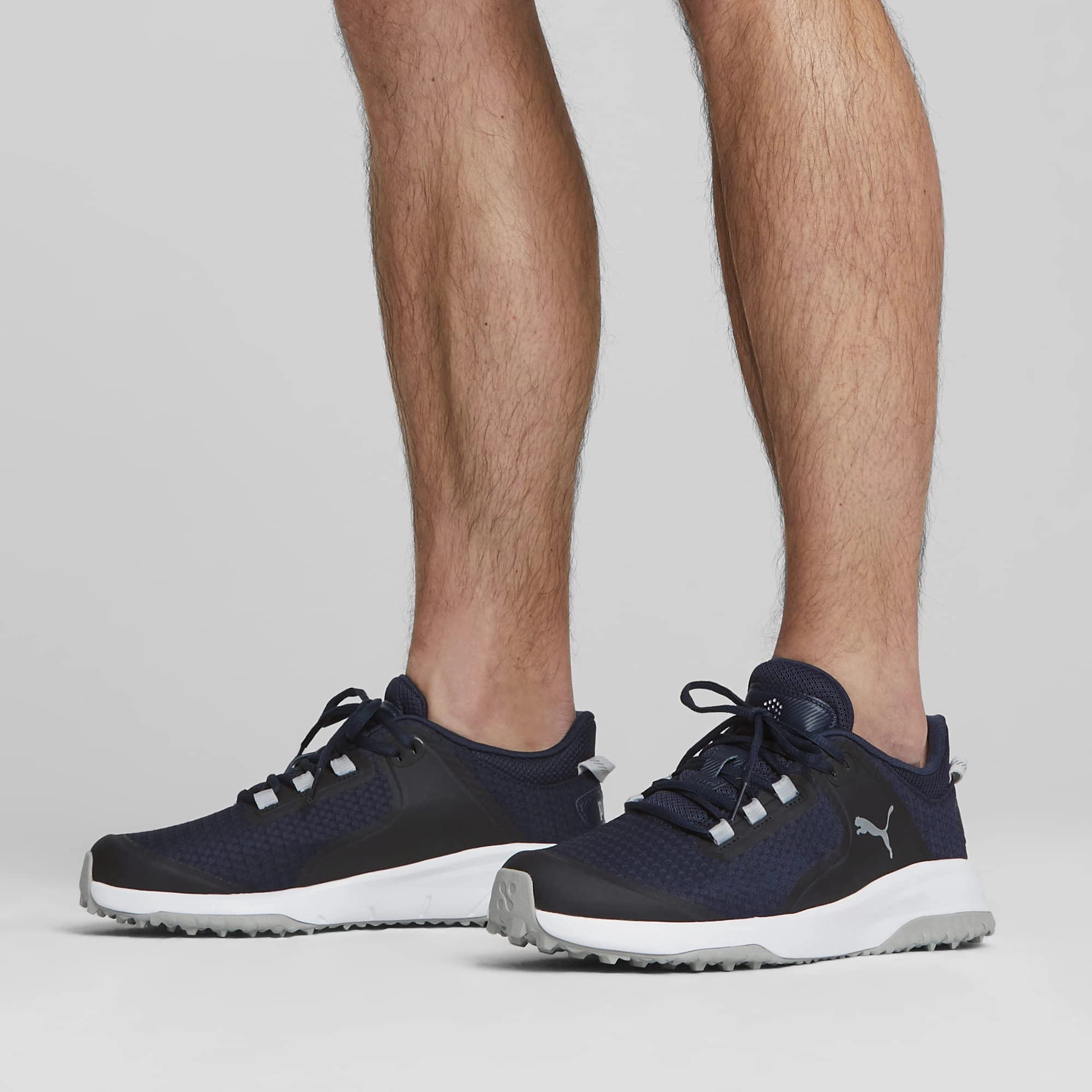 Asics Gel Nimbus 17 Running Shoe PUMA GOLF Men's Fusion Grip Golf Shoe, Puma Navy-Puma Silver-Quiet Shade, 10.5