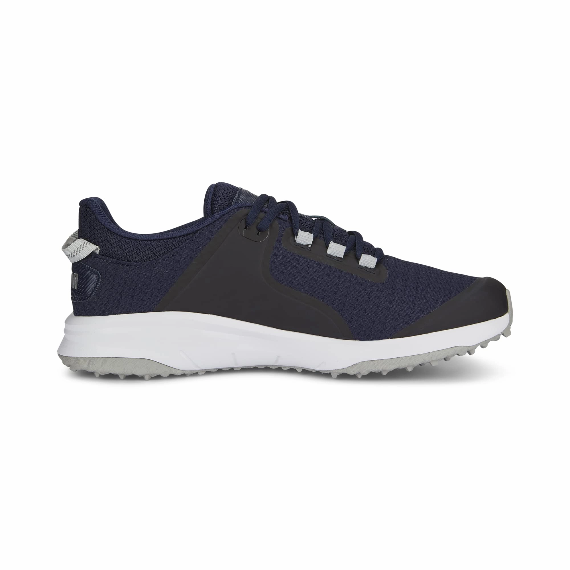 PUMA GOLF Men's Fusion Grip Golf Shoe, Puma Navy-Puma Silver-Quiet Shade, 10.5 Asics Running Shoes Gel Excite 9