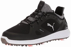PUMA Golf Men's Ignite Pwradapt Golf Shoe Black, 10.5 Medium US Difference In Asics Gel Shoes