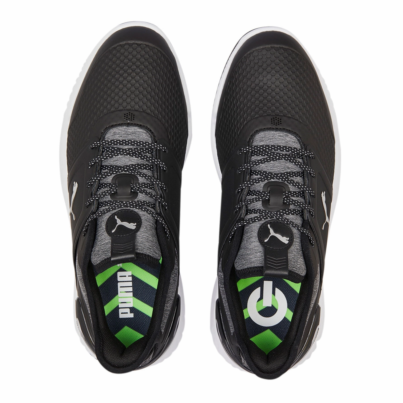 Puma Bow Shoe Puma IGNITE Elevate Spikeless Wide Men's Golf Shoes - Puma Back/ Puma Silver