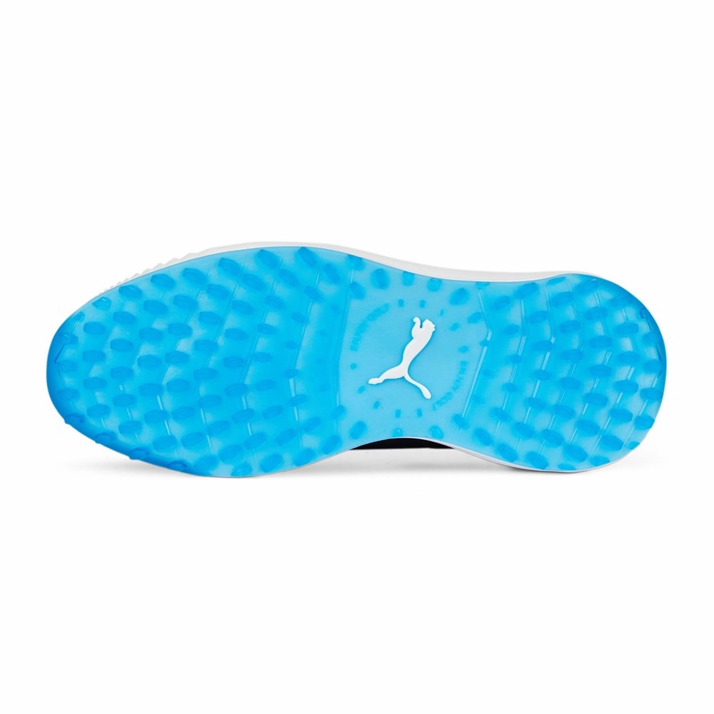 Puma IGNITE Elevate Spikeless Wide Men's Golf Shoes - Quiet Shade/ Puma Black Puma Shoes 1970s