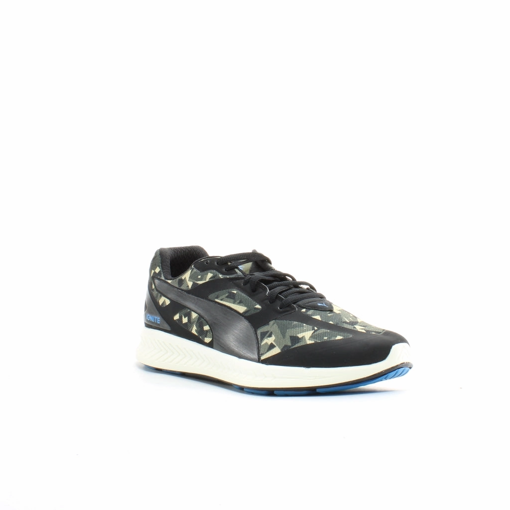 Puma Shoes High Heel Puma Ignite Fractured Mens Black Trainers