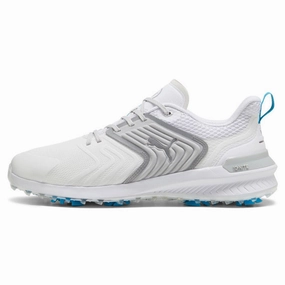 Asics Shoe Size Puma IGNITE Innovate Wide Golf Shoes - Puma White/Cool Light Grey