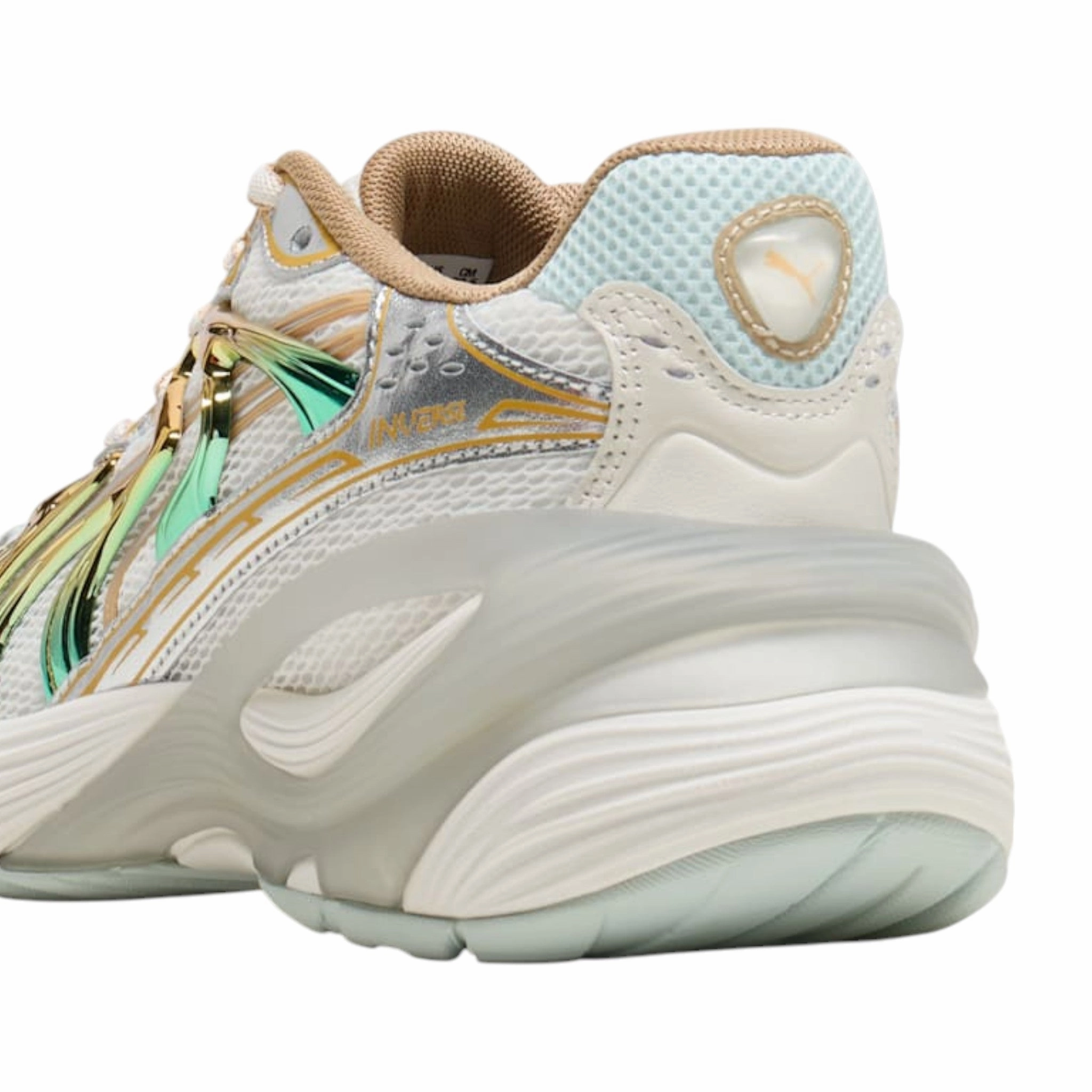 Puma Inverse Shimmer Warm White / Archive Gold WNS Puma Blaze Golf Shoes