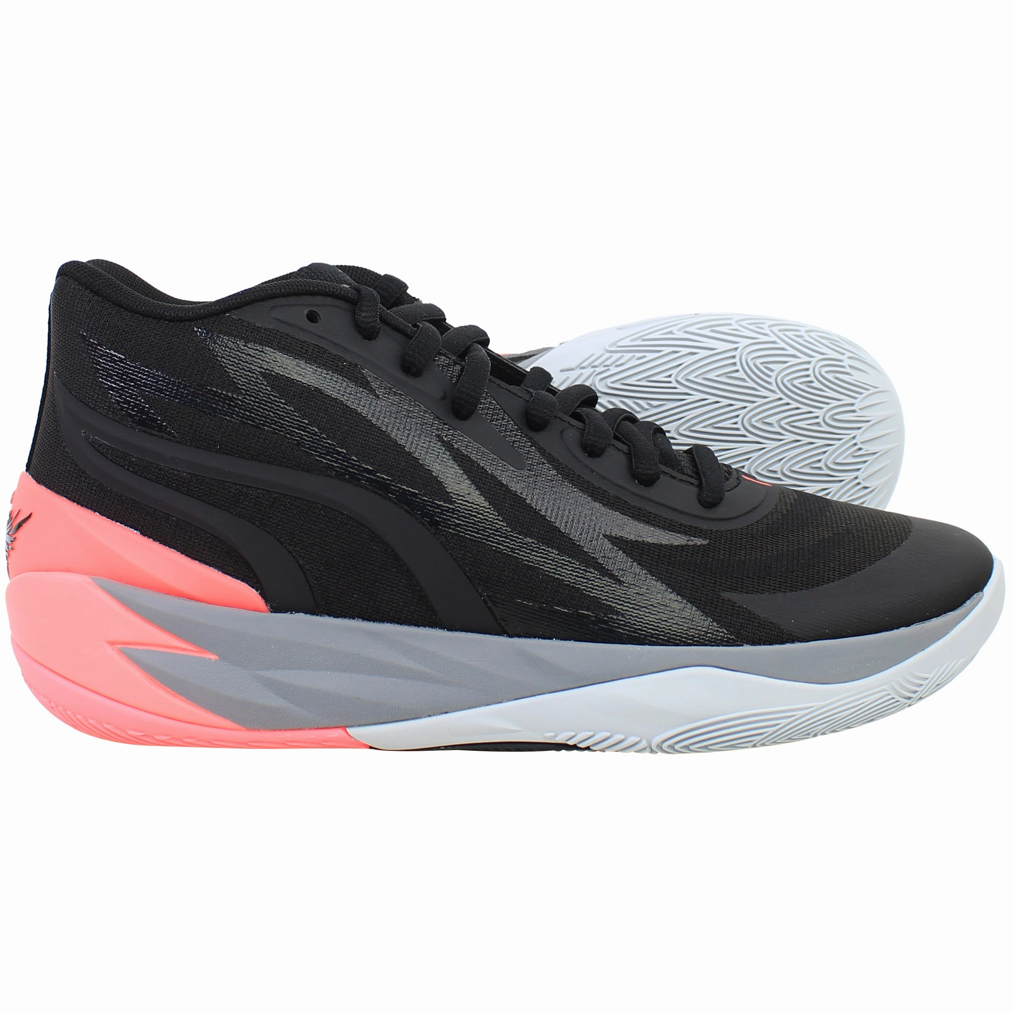 Puma Lamelo Ball MB.02 Mens Black Basketball Shoes Asics Triathlon Shoes