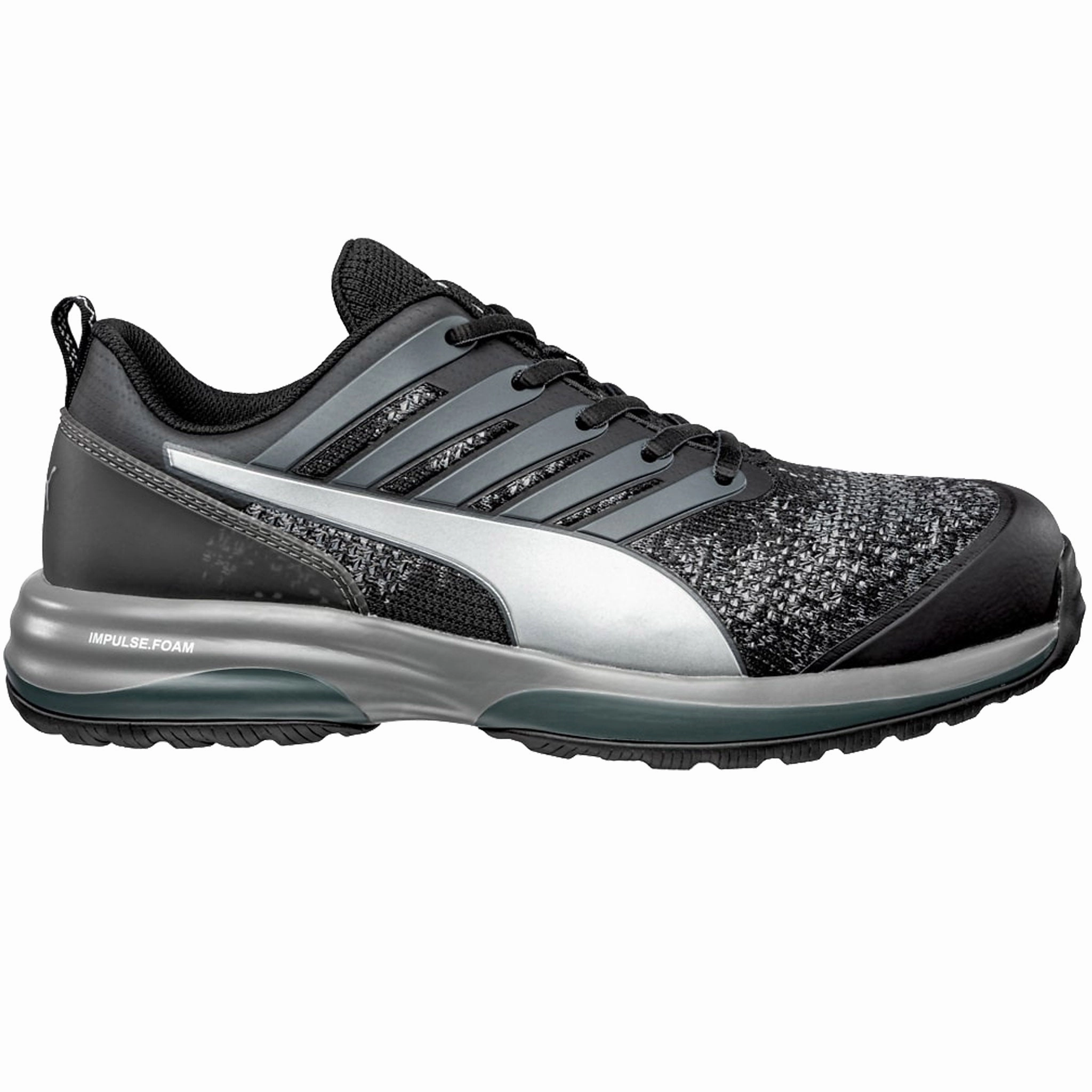 Asics Junior Tennis Shoes Puma Men's 644545 Charge Black Low Composite Safety Toe Metal Free Work Shoes