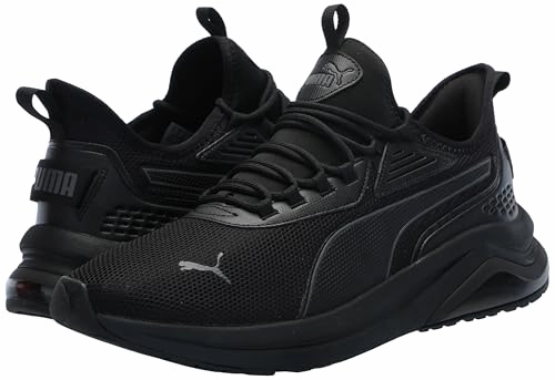 PUMA Men's Amplifier Black Gray Sneakers Size 10 Shoes Like Asics Gel Kayano