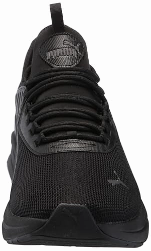 PUMA Men's Amplifier Black Gray Sneakers Size 10 Asics Onitsuka Wrestling Shoes