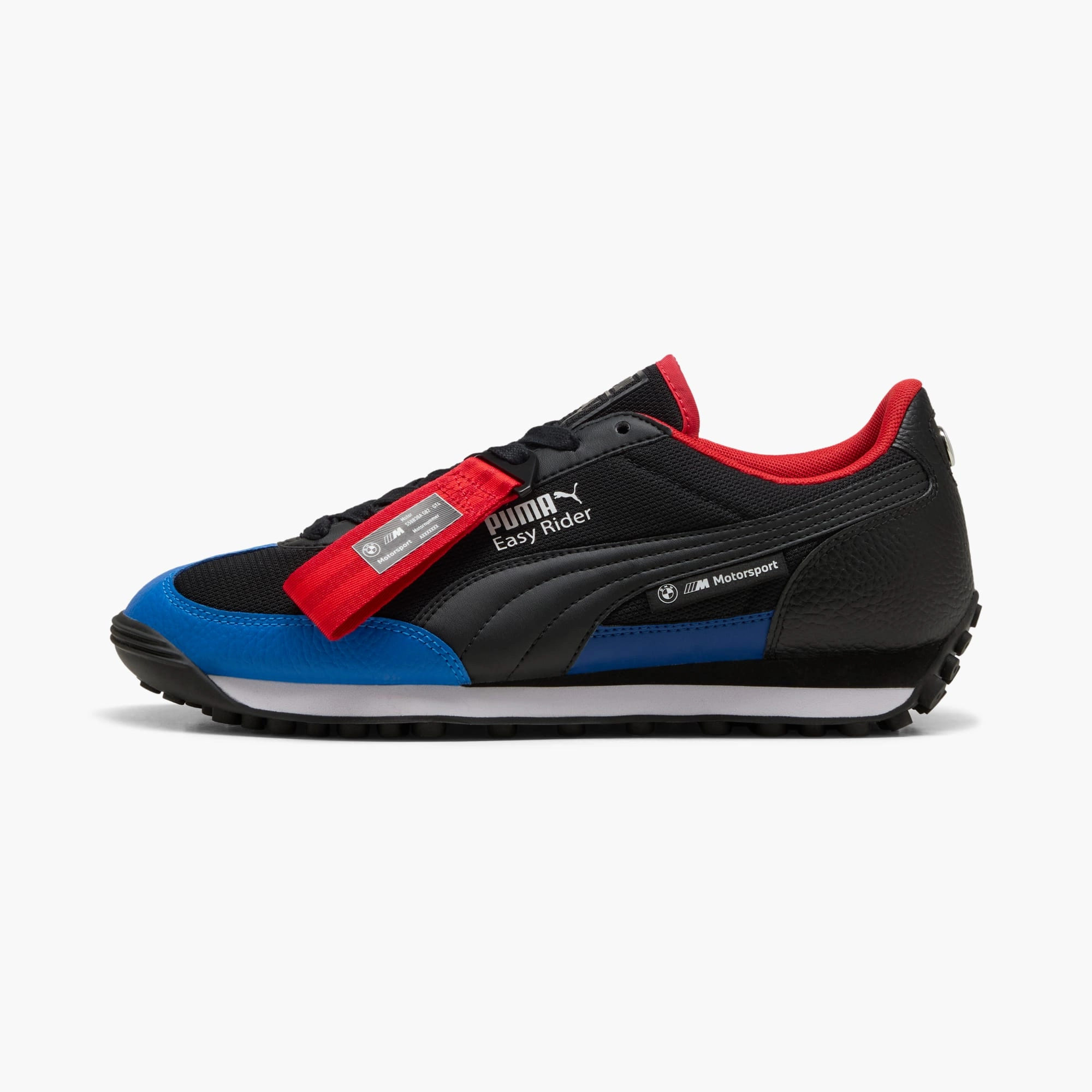 Asics Gel Foundation Running Shoes Puma Men's Bmw M Motorsport Easy Rider Shoes - Puma Black / Cool Cobalt