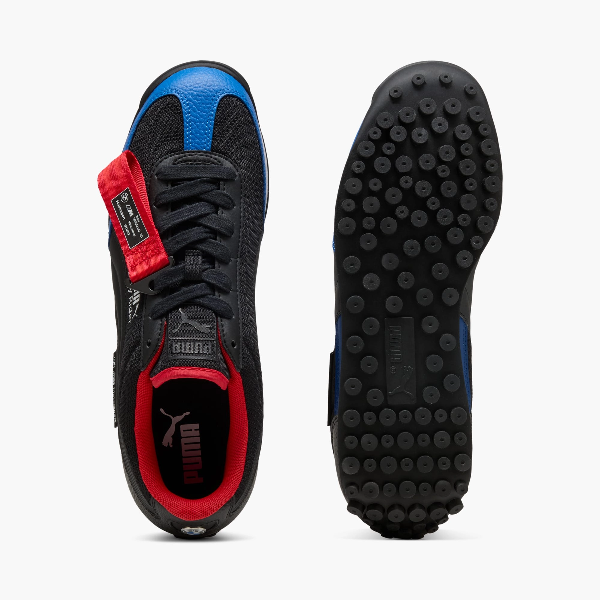 Puma Men's Bmw M Motorsport Easy Rider Shoes - Puma Black / Cool Cobalt Asics Tempo Run Shoes