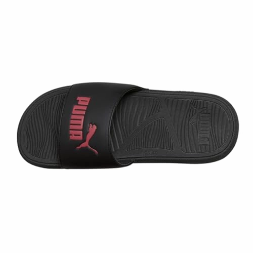 PUMA Men's Cool Cat 2.0 Slide Sandal Black red, 10 Asics Gtx Shoes