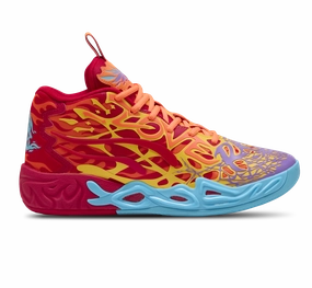 Different Types Of Asics Running Shoes Puma Men's Mb.04 Shoes - Red / Orange Glow / Fluorescent Orange / Purple Glimmer