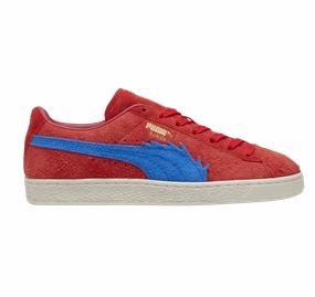 Puma Shoes With Carbon Plate Puma Men's Suede One Piece Buggy Shoes - Red / Ultra Blue