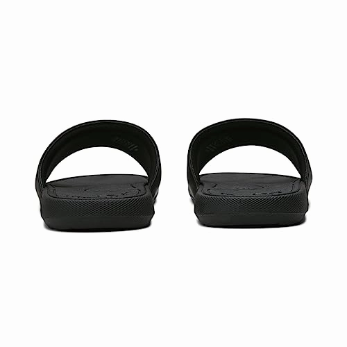 PUMA Mens Cool Cat 2.0 Slide Sandal, PUMA Mens black-PUMA Mens white, 9 Best Asics Dad Shoes