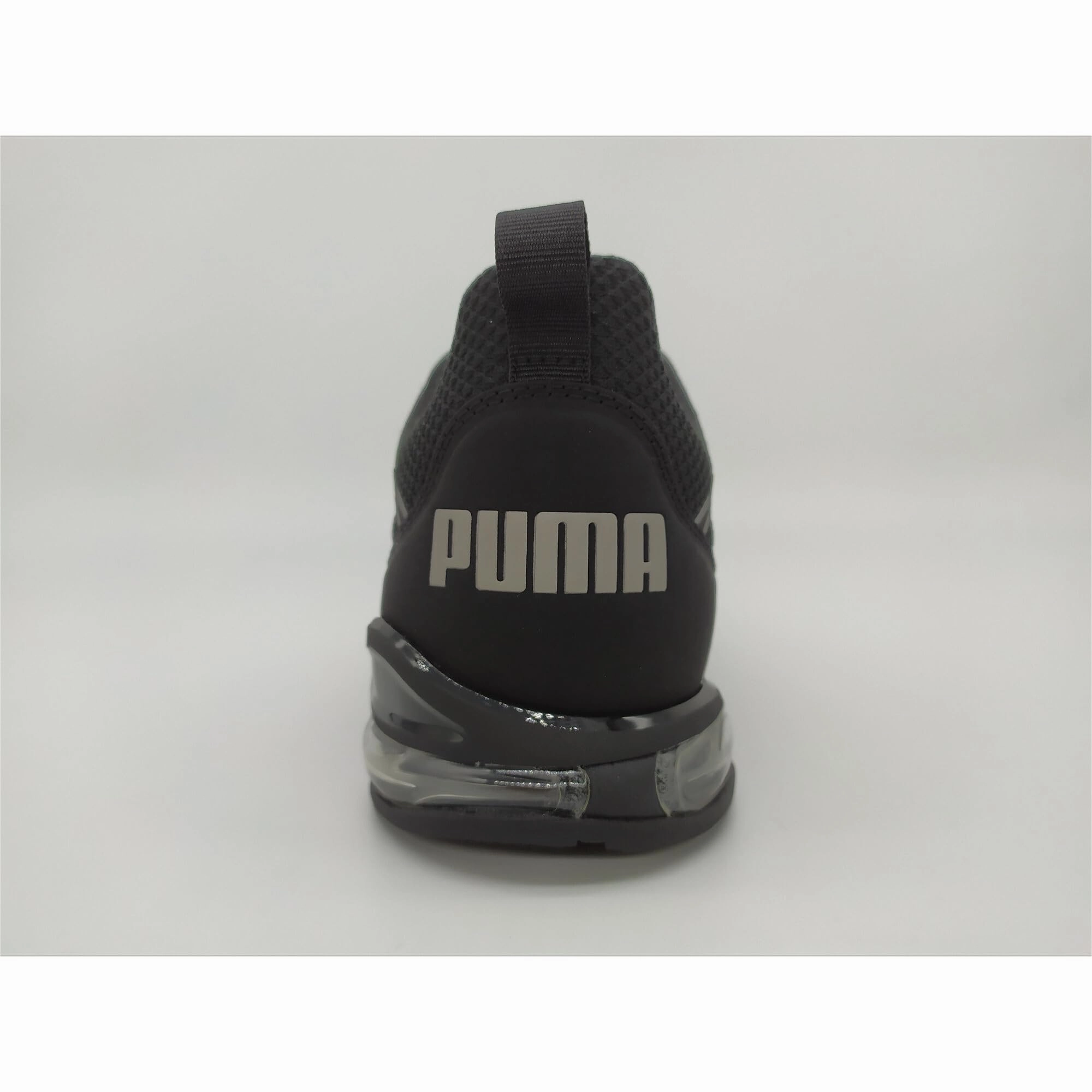 PUMA Mens Voltaic Evo Cross Trainer, PUMA Mens Black-Stormy Slate-for All Time Red, 10 Puma Evospeed Futsal Shoes