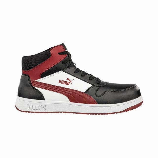 PUMA SAFETY FRONTCOURT MID BLACK/RED-630057 Lowest Price Asics Running Shoes