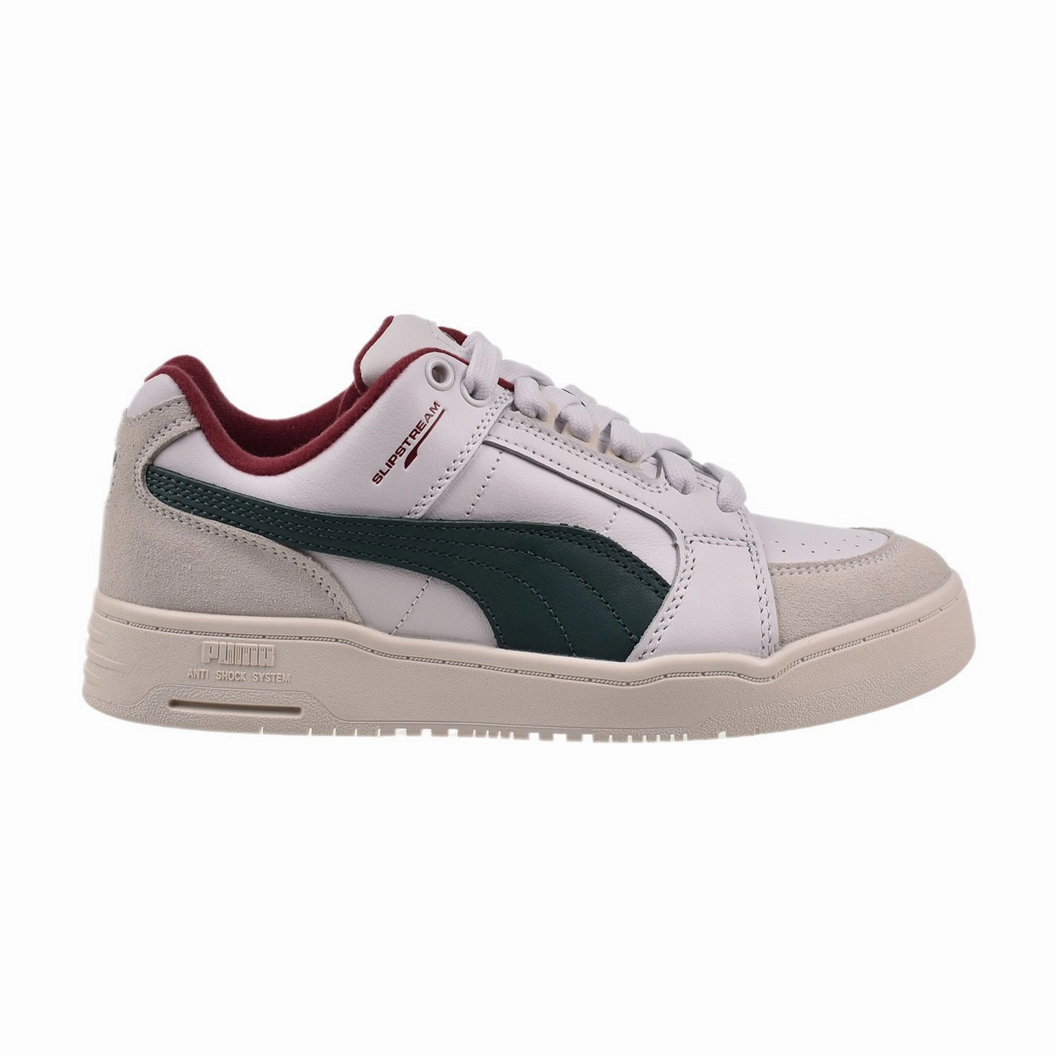 Puma Slipstream Lo Men's Shoes Retro White-Team Regal Red Asics Exclusive Shoes