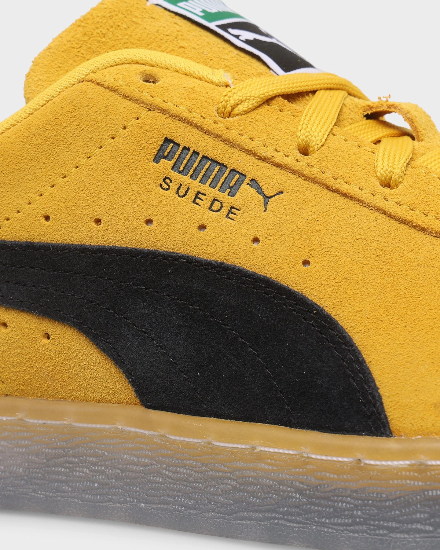 Puma Suede Translucent Shoes Spectra Yellow-Translucent Shop Asics Running Shoes