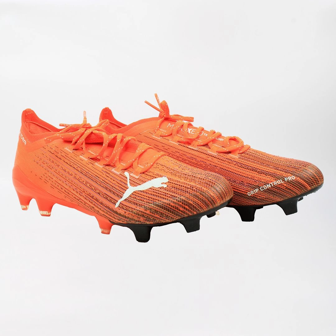 Puma Ultra 1.1 FG/AG Mens Orange Football Boots No Box Asics Gel Foam Shoes