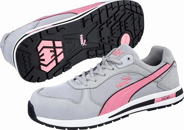 Puma Women's 643085  Frontside Low Composite Safety Toe Metal Free Work Shoes Lightest Asics Shoes