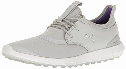 PUMA Women's Ignite Spikeless Sport WMNS Golf Shoe, Gray Violet Silver-Royal Purple, 7 Medium US Asics Shoes For Gym