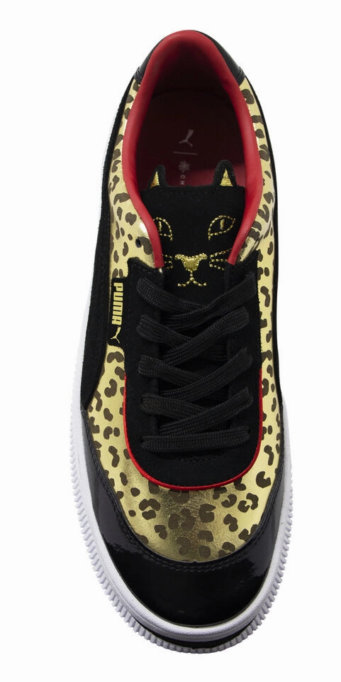 Puma x Deva Charlotte Black Leopard Leather Low LaceUp Womens Asics Gel-nimbus 26 Running Shoes