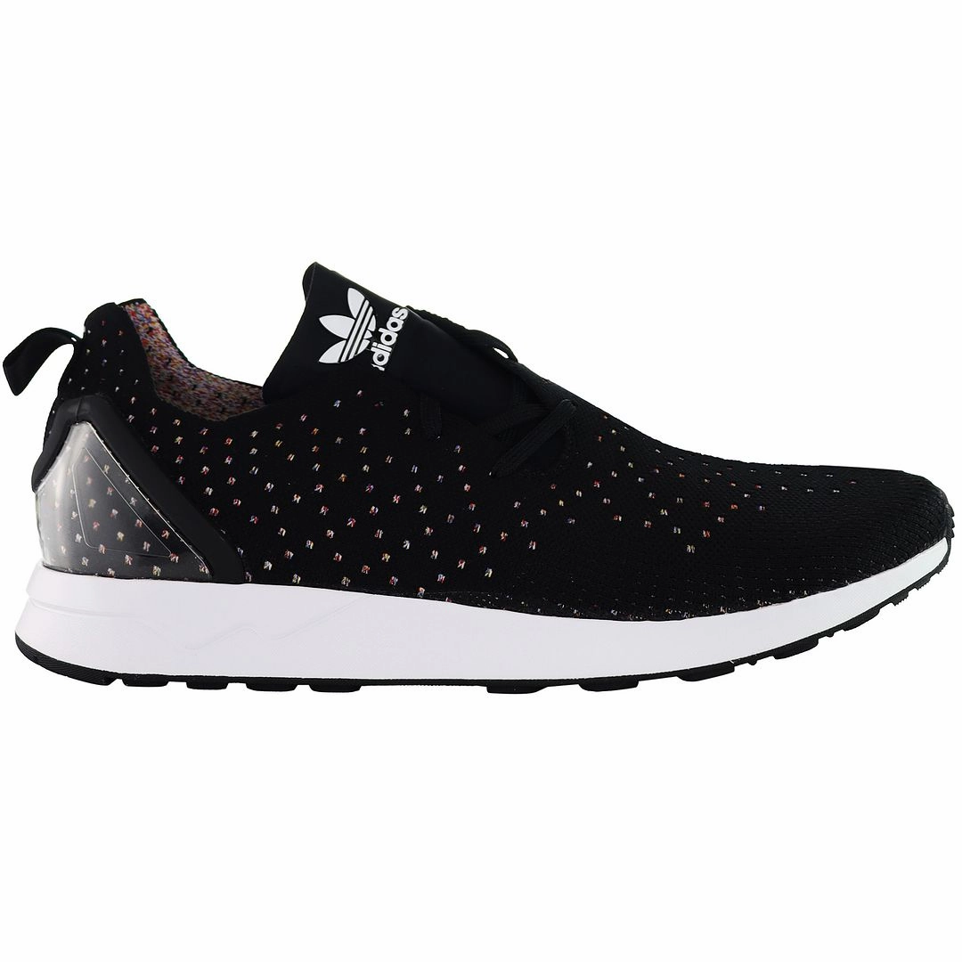 Adidas ZX Flux Weave Mens Black Trainers Adidas Casual Running Shoes
