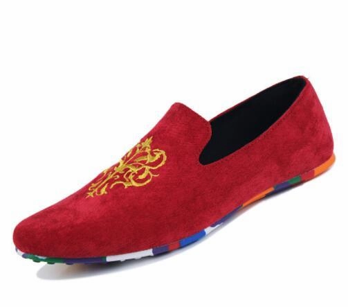 Hot Sale Velvet Loafers Men Shoes Men's Flats Male Slip-On Driving Shoes Large Size Soft Comfortable Designer Loafers Moccasins Comfortable Loafers For Walking