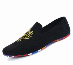 Hot Sale Velvet Loafers Men Shoes Men's Flats Male Slip-On Driving Shoes Large Size Soft Comfortable Designer Loafers Moccasins Loafers And Leather Jacket