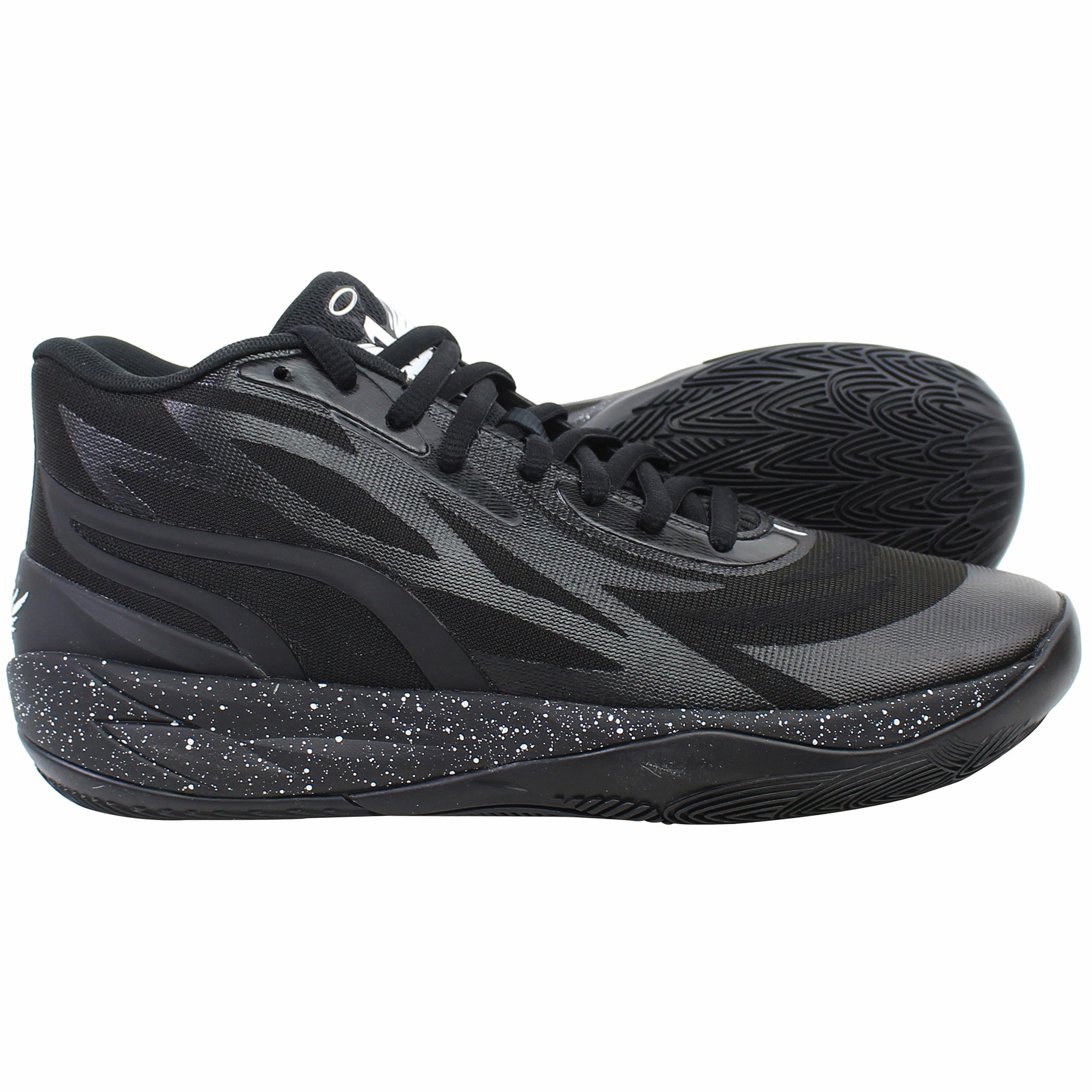 Pumas Tennis Shoes Puma MB.02 Mens Black Basketball Shoes