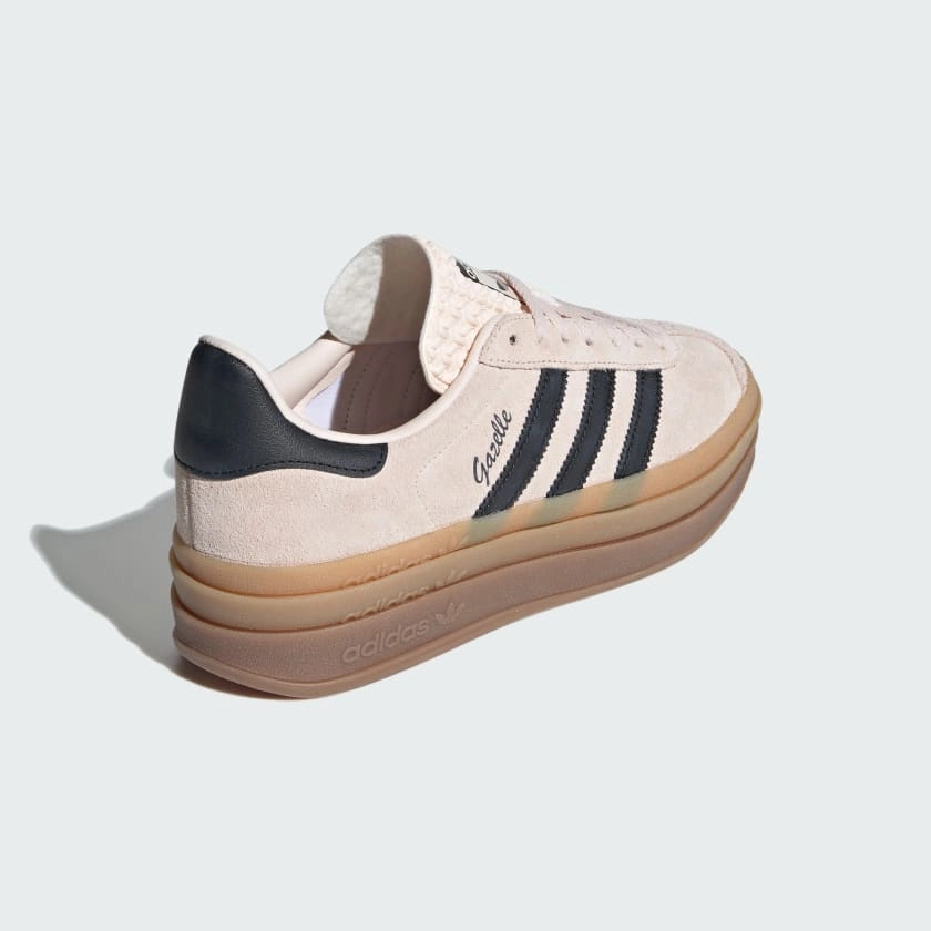 Adidas Women's "Gazelle Bold" Sneakers - Wonder Quartz / Core Black Adidas Falcon Shoes