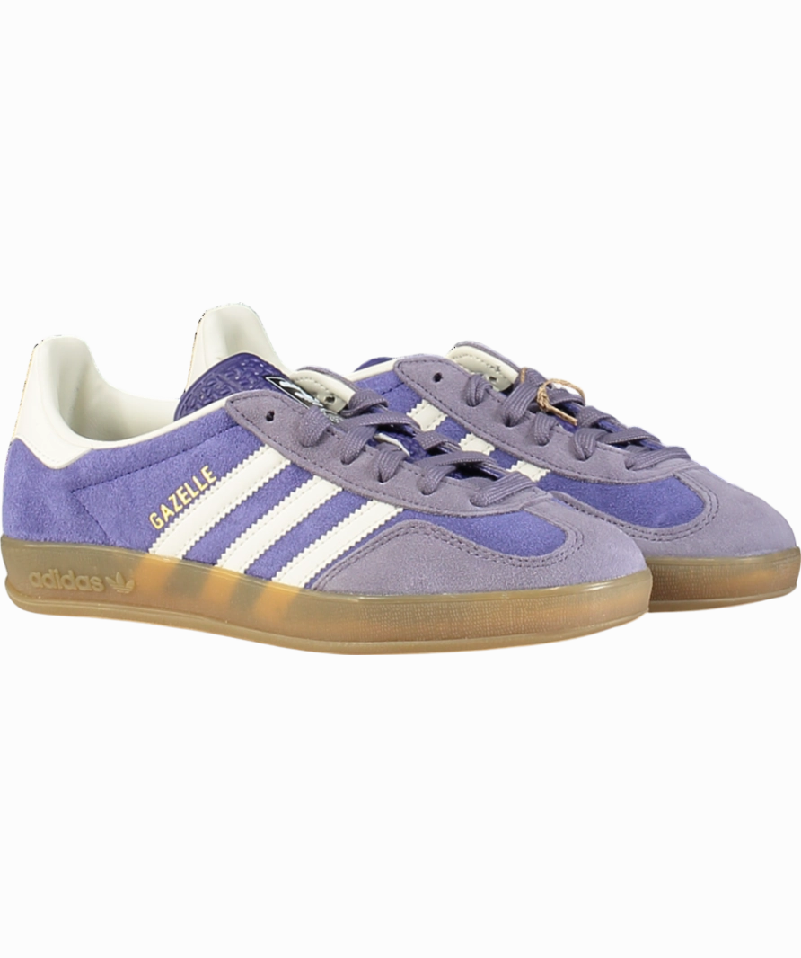 Race Walking Shoes Adidas Adidas Originals Gazelle Purple/white/shadow Violet Trainers UK 5 EU 38 