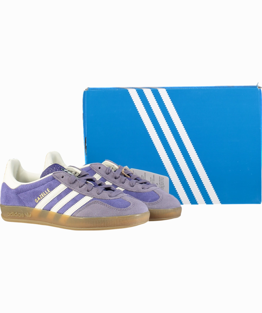 Adidas Wiggins Shoes Adidas Originals Gazelle Purple/white/shadow Violet Trainers UK 5 EU 38 